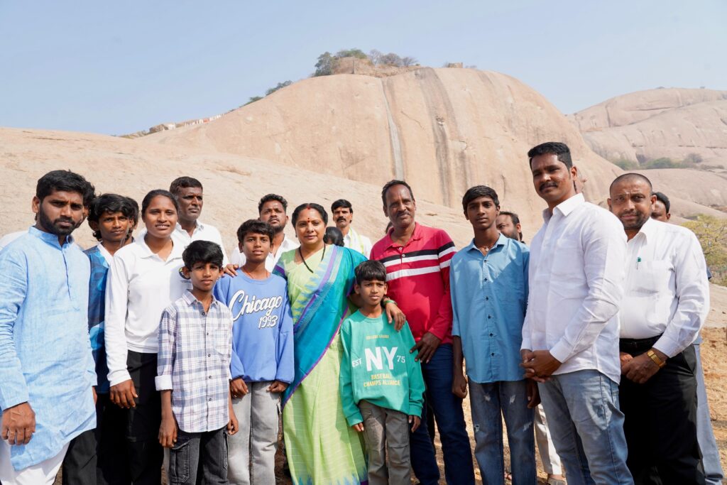 Bhuvanagiri Fort rock climbing training inspected by Kavitha