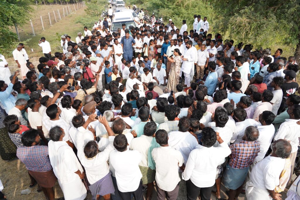 Dhanwada farmers agitation against ethanol factory near RDS canal