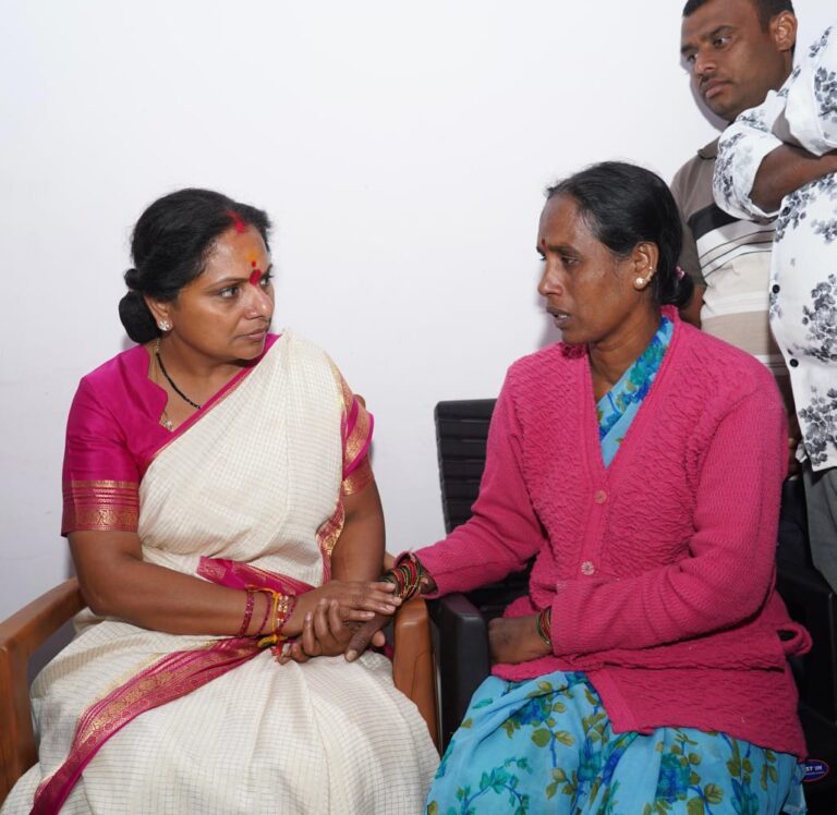 Kavitha shows solidarity with family of South Africa kidnap victim