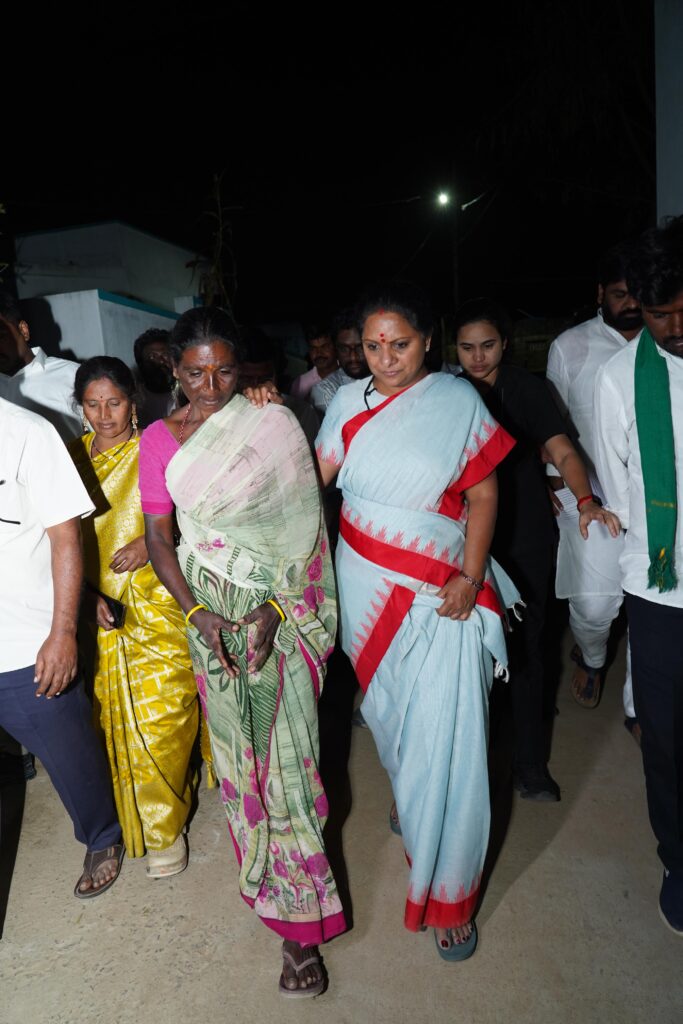 Kavitha’s overnight stay at Tanda during Jagruti Janambata