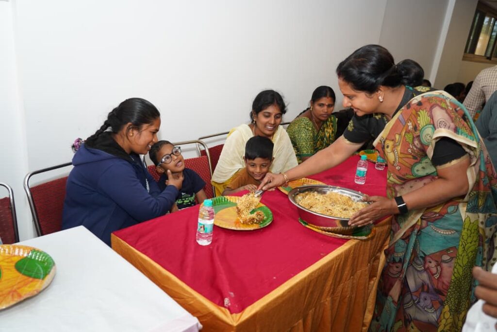 Kalvakuntla Kavitha during Telangana Jagriti meeting on disability welfare in Hyderabad