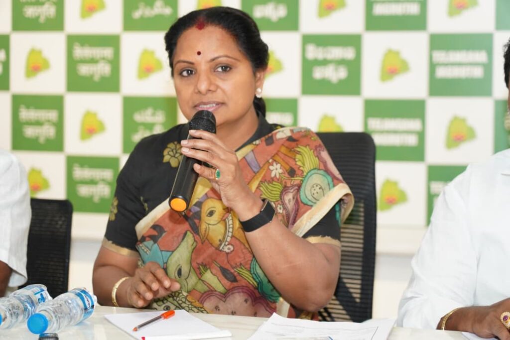 Kalvakuntla Kavitha warns of hunger strike over pension for mentally disabled in Telangana