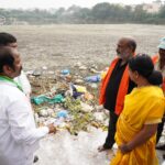 చెరువు కబ్జాపై కవితకు ఫిర్యాదు