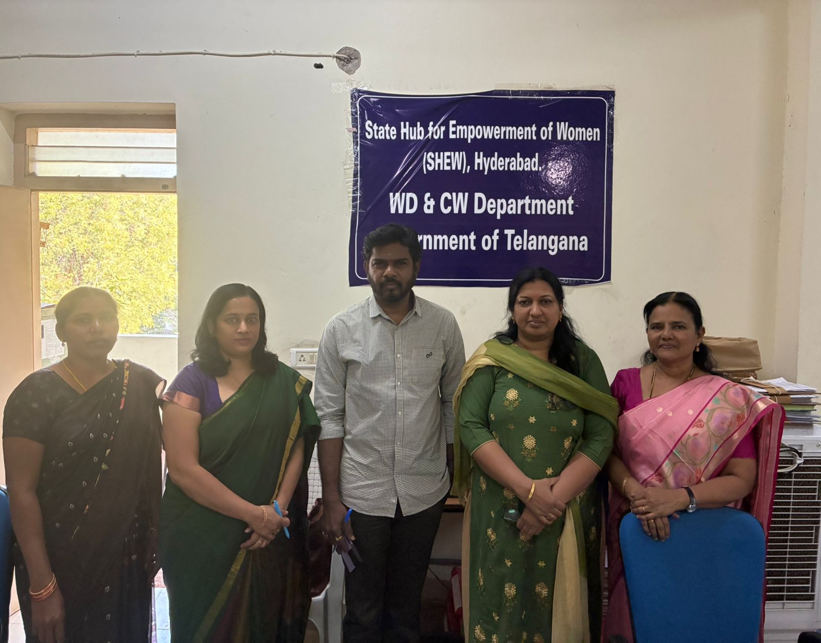 Bhavani Vemula meeting Telangana women welfare officials