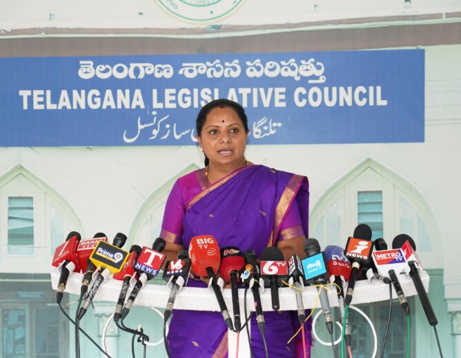 Kavitha questions Harish Rao’s role during Assembly session