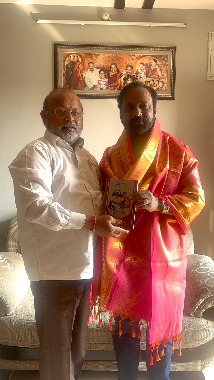 Peddainti Ashok Kumar meeting Telangana Jagruthi Literature Committee