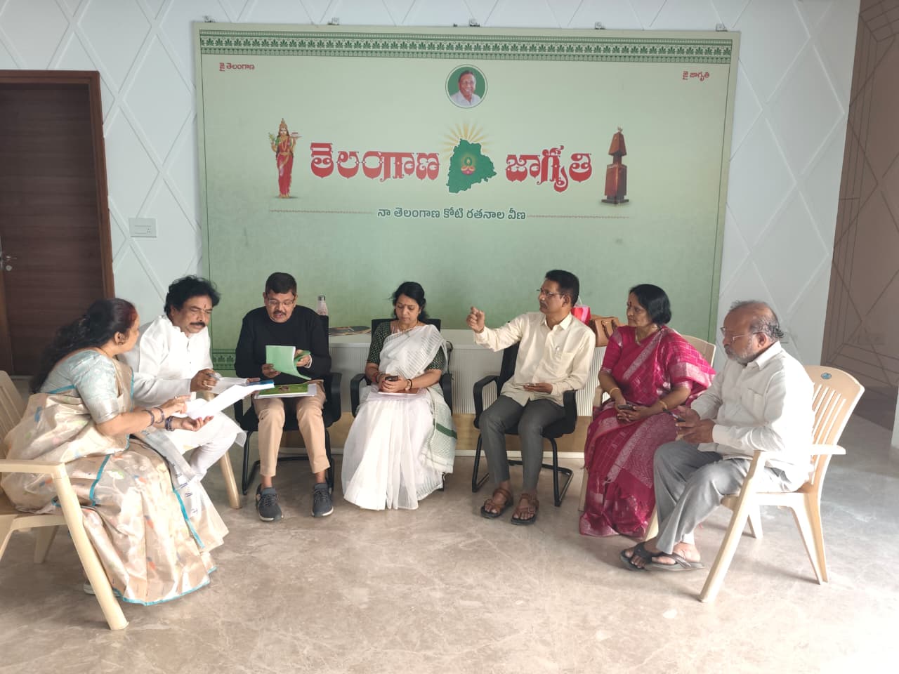 BC Study Committee meeting Steering Committee at Telangana Jagruthi