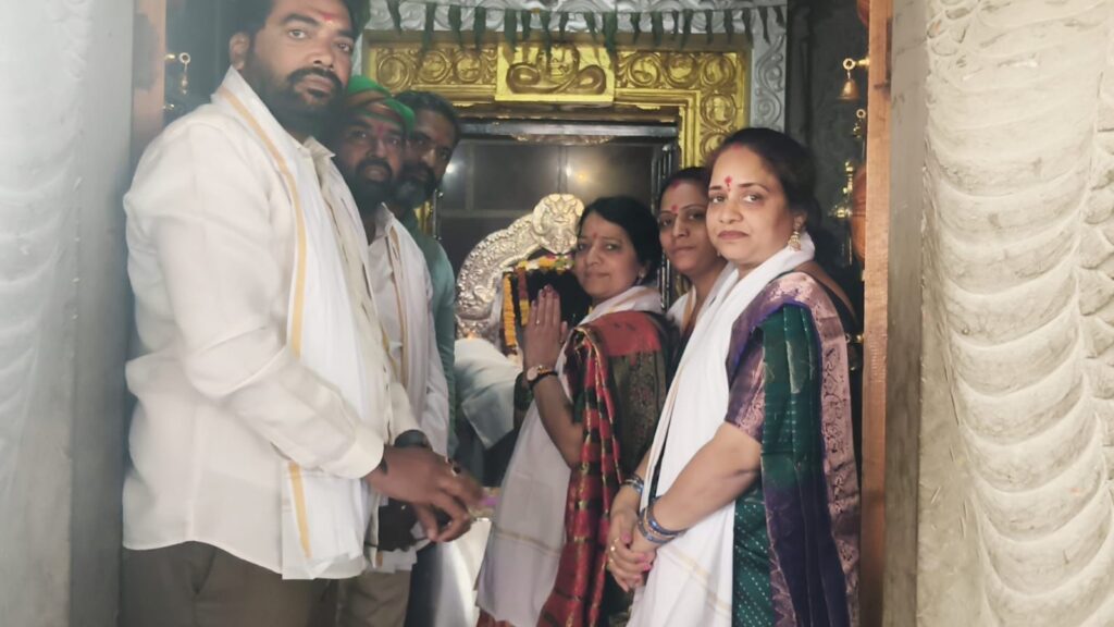 Leaders participating in Nagoba Jatara