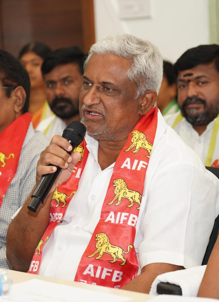 Telangana Jagruthi press conference after municipal election victory