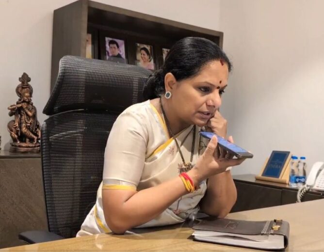 Kalvakuntla Kavitha speaking on Nagar Kurnool caste attack incident