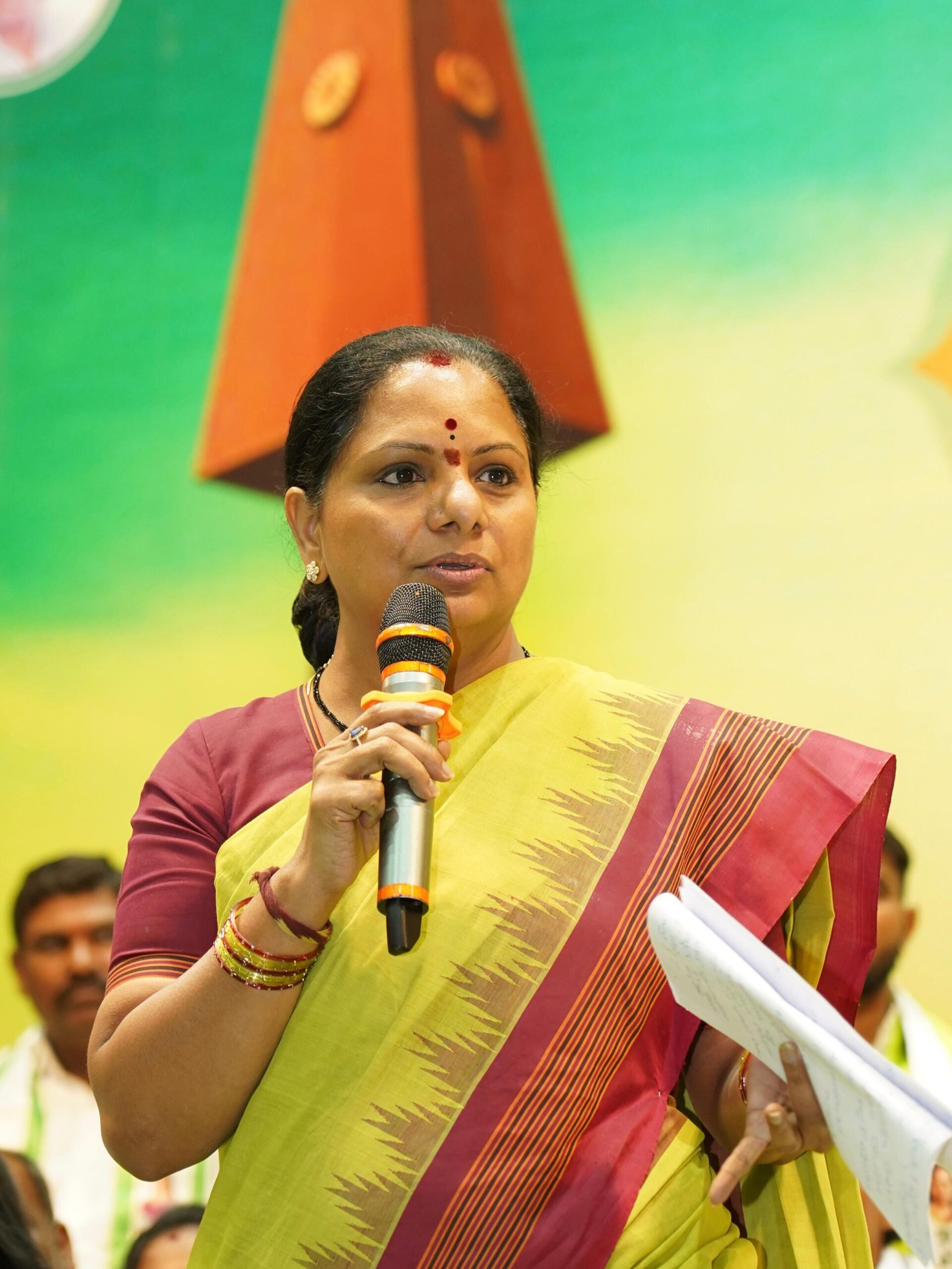 Kavitha demands 20 percent reservation in private jobs for Telangana youth
