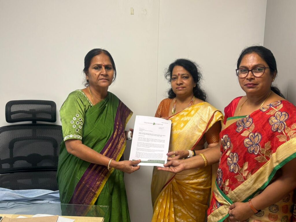 Velugumatla victims protest at Khammam ZP Center