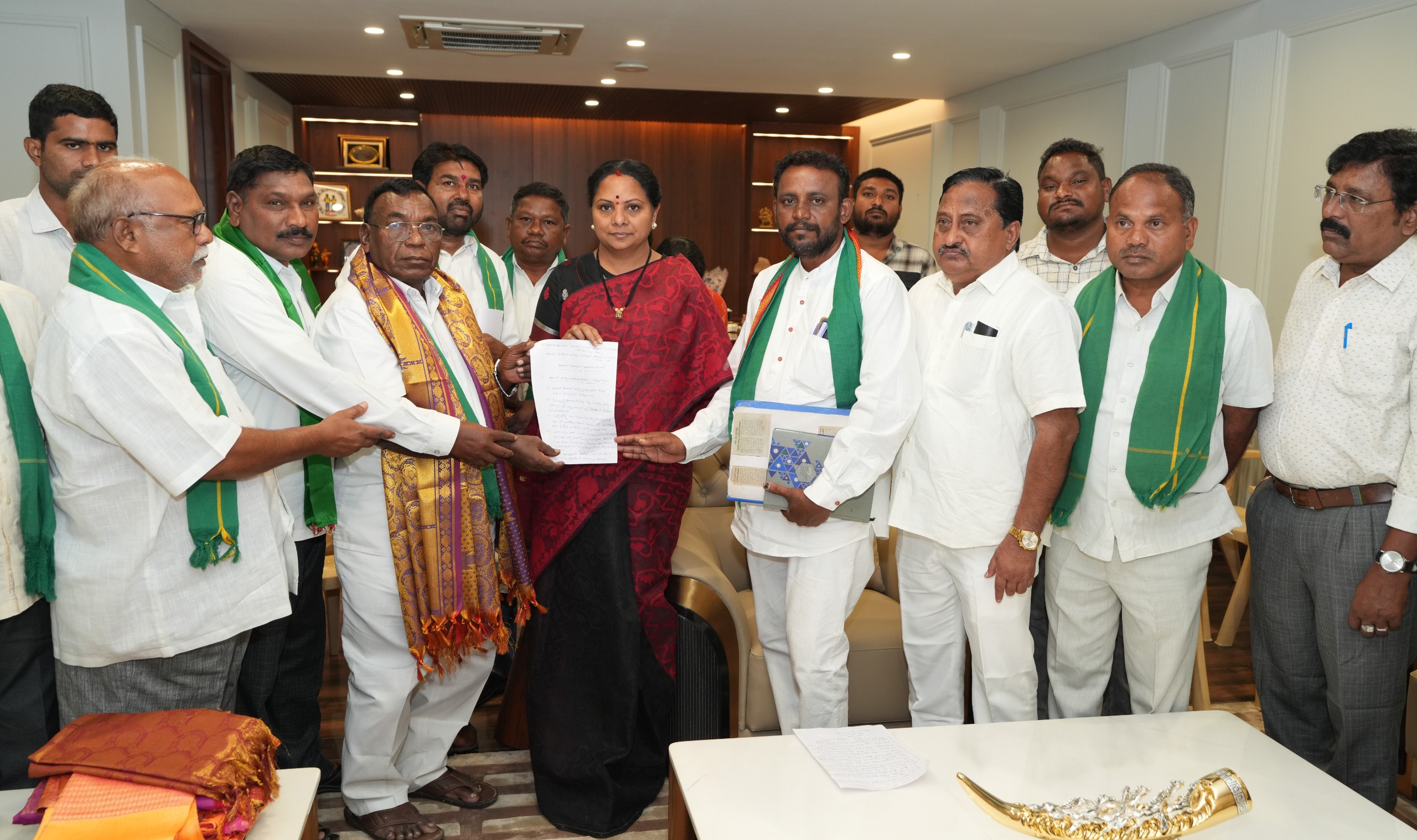 Kavitha backs Adivasi census demand, raises tribal rights concerns.