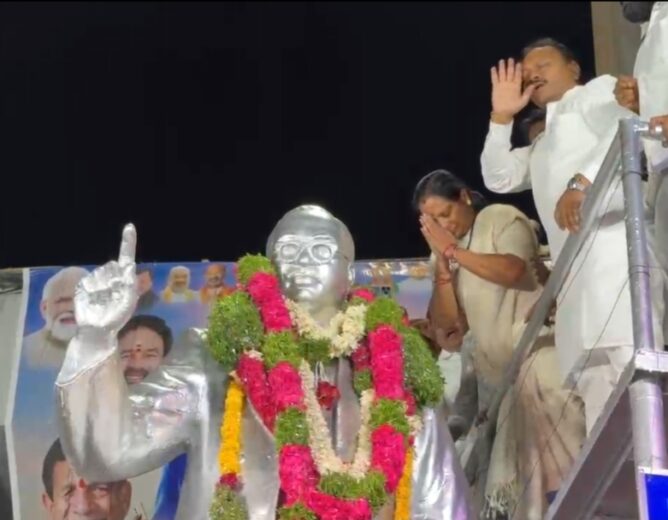 On Ambedkar Jayanti, Kavitha said Telangana is a result of Article 3 introduced by Dr B.R. Ambedkar and criticized the state government over Dalit issues.