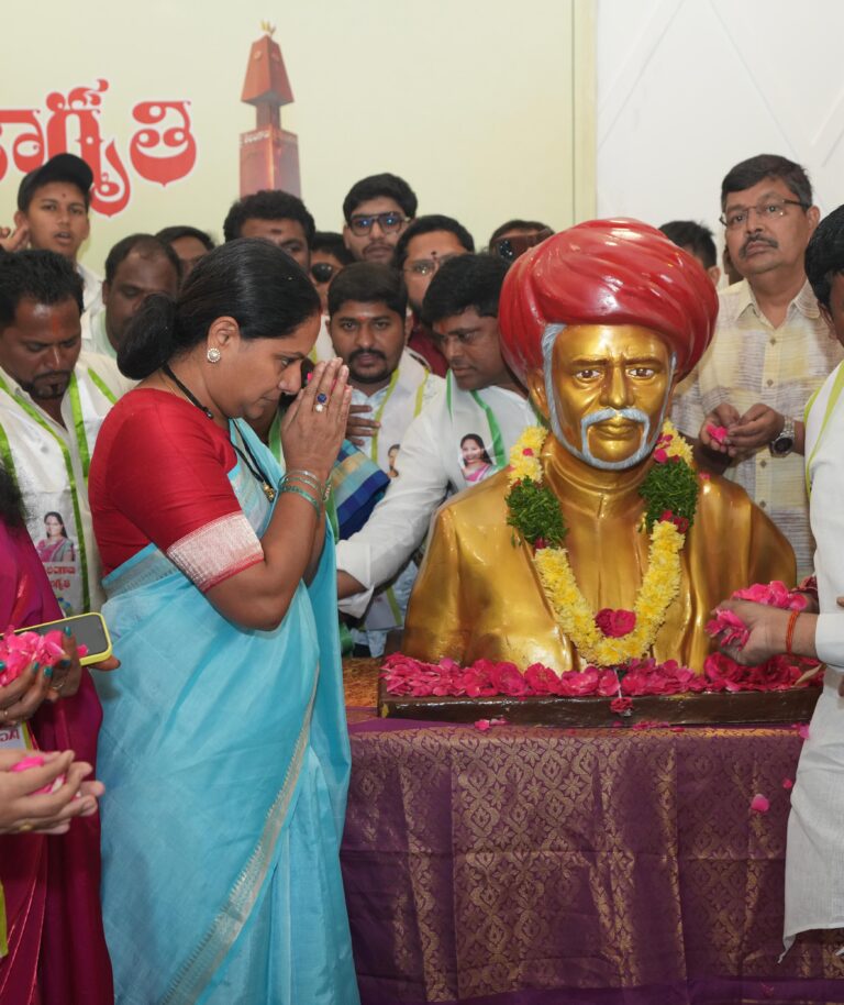 Kavitha demands BC sub-quota in Women Reservation Bill, announces intensified protests inspired by Jyotirao Phule.