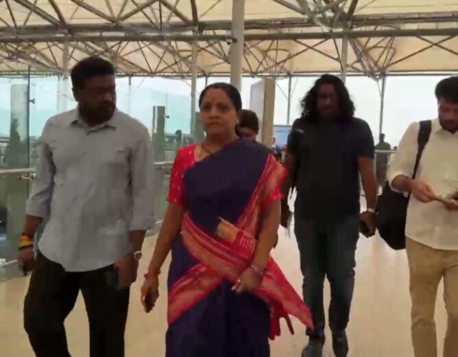 Kavitha opposes Centre’s move to link delimitation with the Women’s Bill, calling it a conspiracy against Telangana’s political representation.