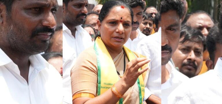 Reinstate RTC Driver Ashok Immediately TRS Chief Kavitha Kavitha Slams Govt