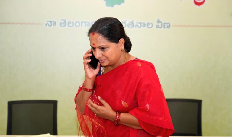 TRS leader Kavitha calls for urgent support and compensation for farmers affected by a maize crop fire in Telangana’s Adilabad district.