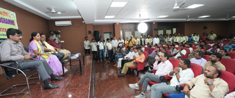 Kavitha speaks at Hyderabad press meet, promises free education and healthcare, criticizes KCR and Congress, and outlines her party’s future strategy