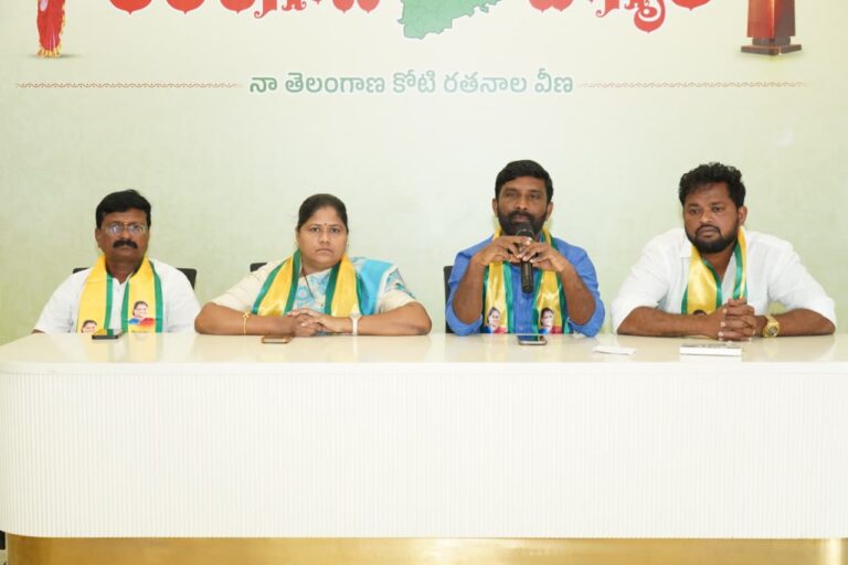 TRS leaders targeted RS Praveen Kumar over comments against Kavitha and demanded swift action in the Bandi Sanjay son POCSO case during a Hyderabad press meet.