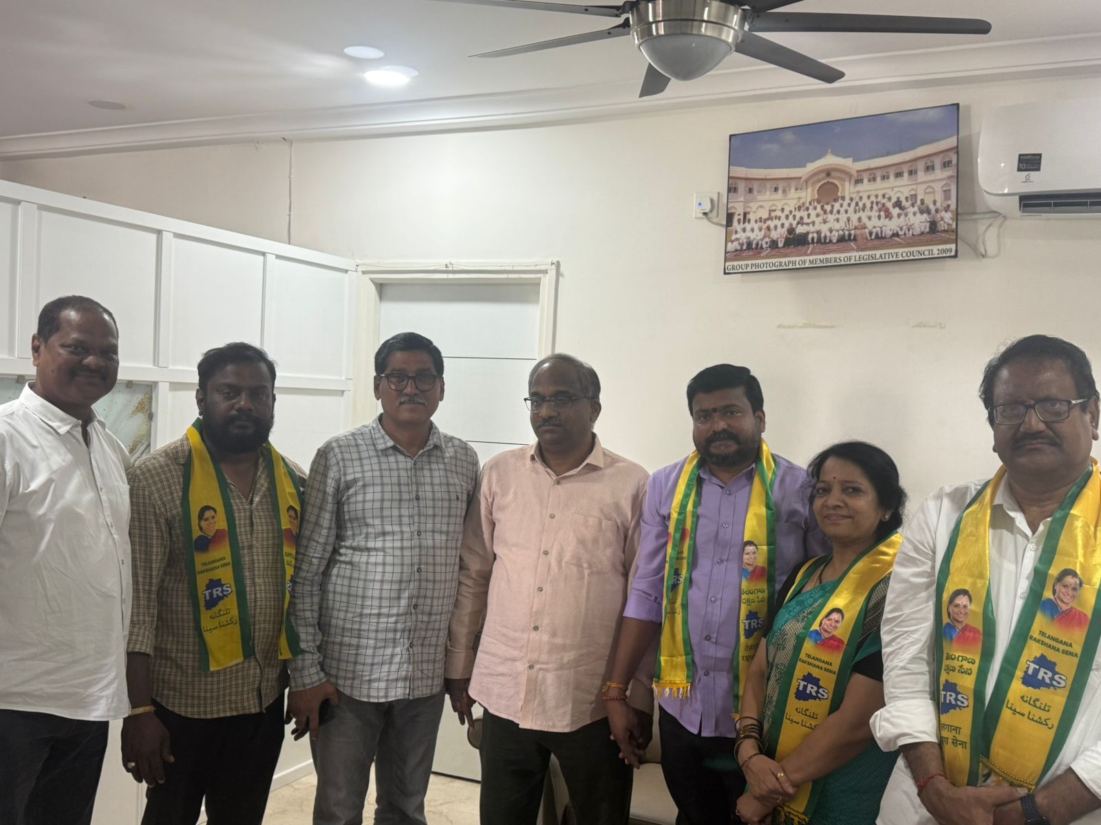 TRS leaders expressed solidarity with Professor K Nageshwar and urged the AP government to withdraw cases filed against the political analyst