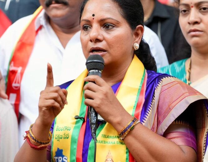 Kalvakuntla Kavitha criticises the proposed Donald Trump Avenue road naming in Hyderabad, calling it an insult to Telangana people