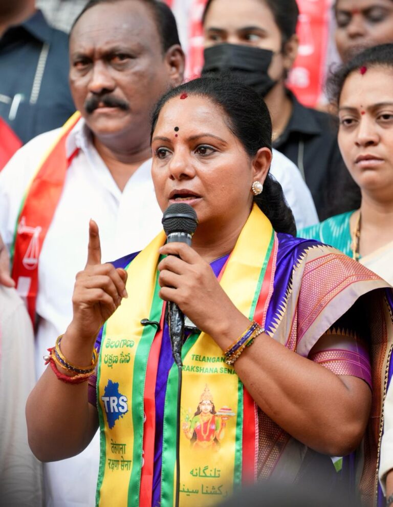 Kalvakuntla Kavitha criticises the proposed Donald Trump Avenue road naming in Hyderabad, calling it an insult to Telangana people