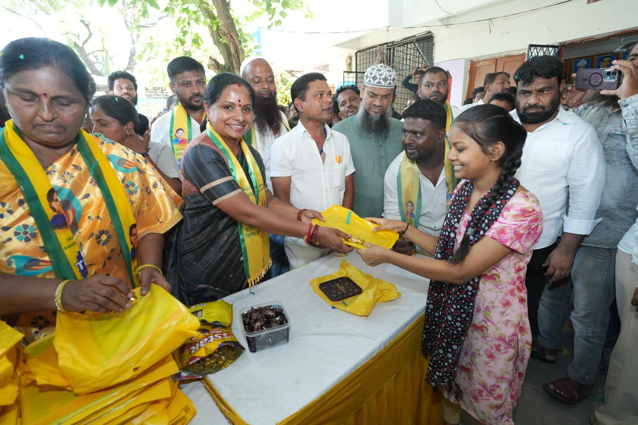Telangana Rakshana Sena Chief Kalvakuntla Kavitha appealed to the public to make the July 2 land protest at Uppal Bhagayath a success. She also vowed to protect Telangana local status, employment rights, and secure house plots for Telangana movement activists