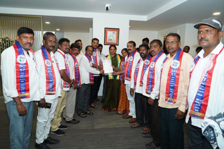Kalvakuntla Kavitha interacts with SC sub-caste leaders in Hyderabad, advocating for caste certificates, educational opportunities, welfare measures, and protection of community rights