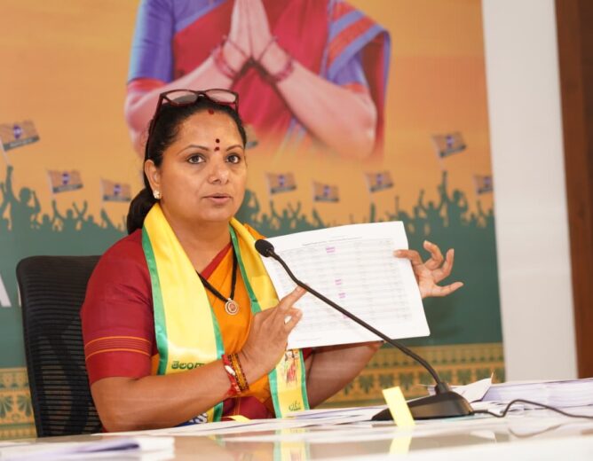 SIR Row: Kalvakuntla Kavitha Claims 11,000 Karnataka Voters and 22,000 Duplicate Votes in Kodangal 