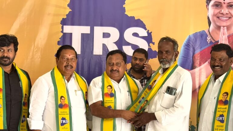 Senior tribal leaders from Bodh constituency joined Telangana Rakshana Sena (TRS) in Hyderabad, strengthening the party under the leadership of Rathod Bapurao and Roop Singh