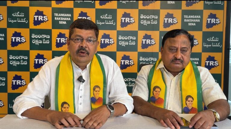 TRS leaders addressing media in Hyderabad demanding an inquiry into police action during Kalvakuntla Kavitha's arrest