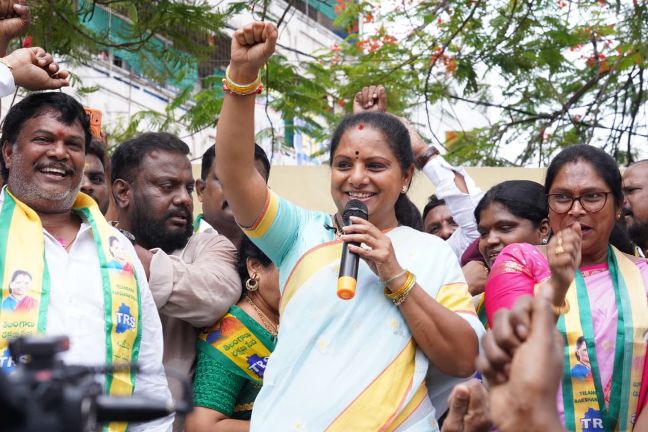 Kavitha says TRS will focus on free education, healthcare and welfare for Telangana's poor and middle class