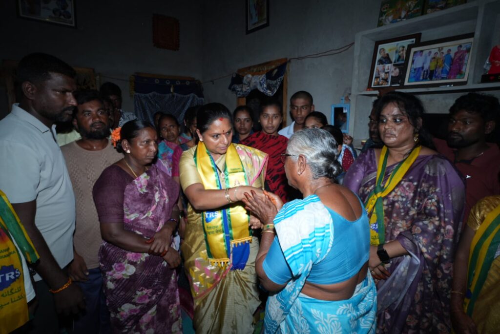 Kalvakuntla Kavitha visited the families affected by the Nerella incident, expressed solidarity with the victims, demanded ₹1 crore compensation for each affected family, and called for action against those responsible for the alleged police excesses