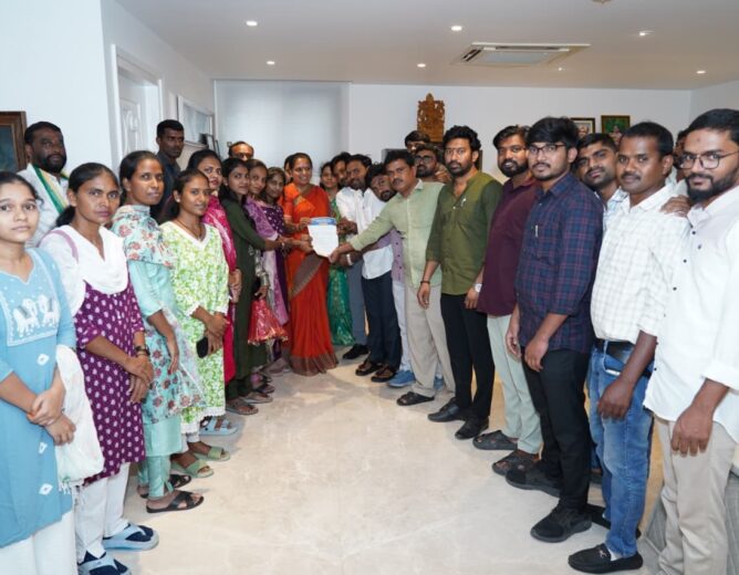 Kavitha urges the Telangana government to ensure health insurance for private hospital nurses and address concerns over salaries, working hours and overtime.