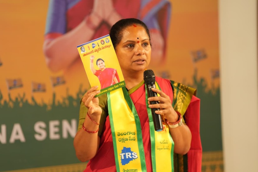 K Kavitha calls for taking the Social Justice Telangana vision to every village and Panchajanya schemes to every doorstep, urging party leaders to mobilise