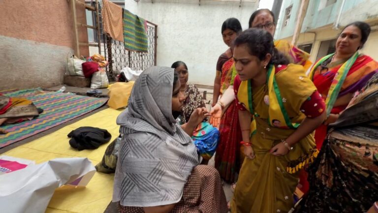 Telangana Rakshana Sena leaders visit Niloufer Hospital in Hyderabad raising concerns over alleged inadequate facilities for mothers and pregnant women