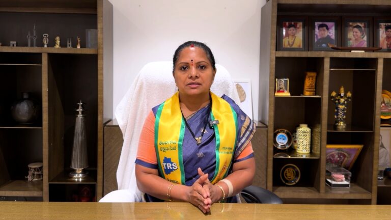 K Kavitha questions the government response to the Adilabad RIMS fire and announces ₹50,000 assistance for families of deceased infants.