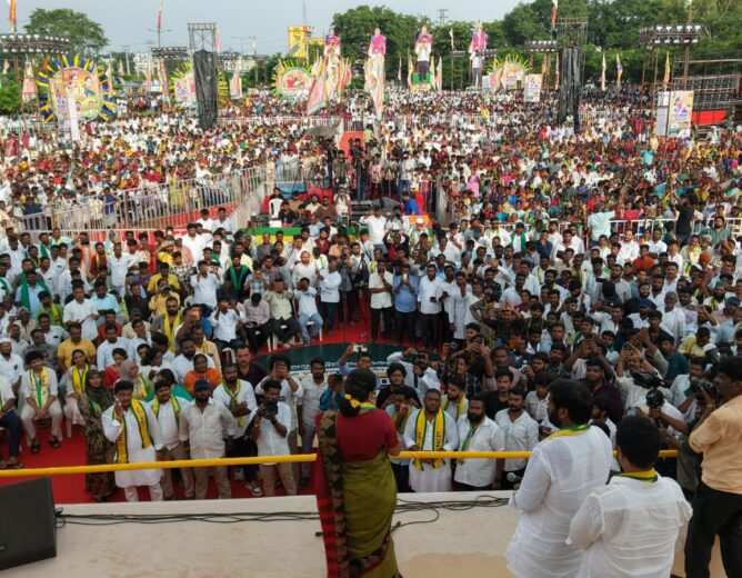Panchajanya Sankalpa Sabha: Kalvakuntla Kavitha Says “I Am the Arrow of Bahujans”  in Kosgi 