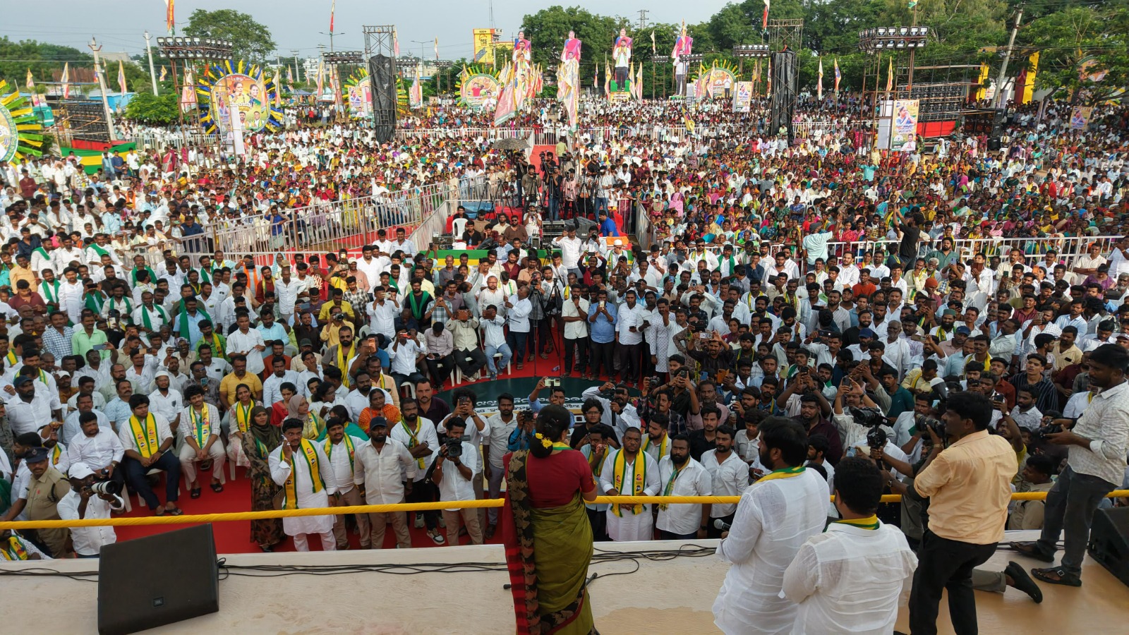 Kavitha's Kosgi speech targets Revanth Reddy, KCR and Modi as she outlines the Telangana Rakshana Sena agenda.