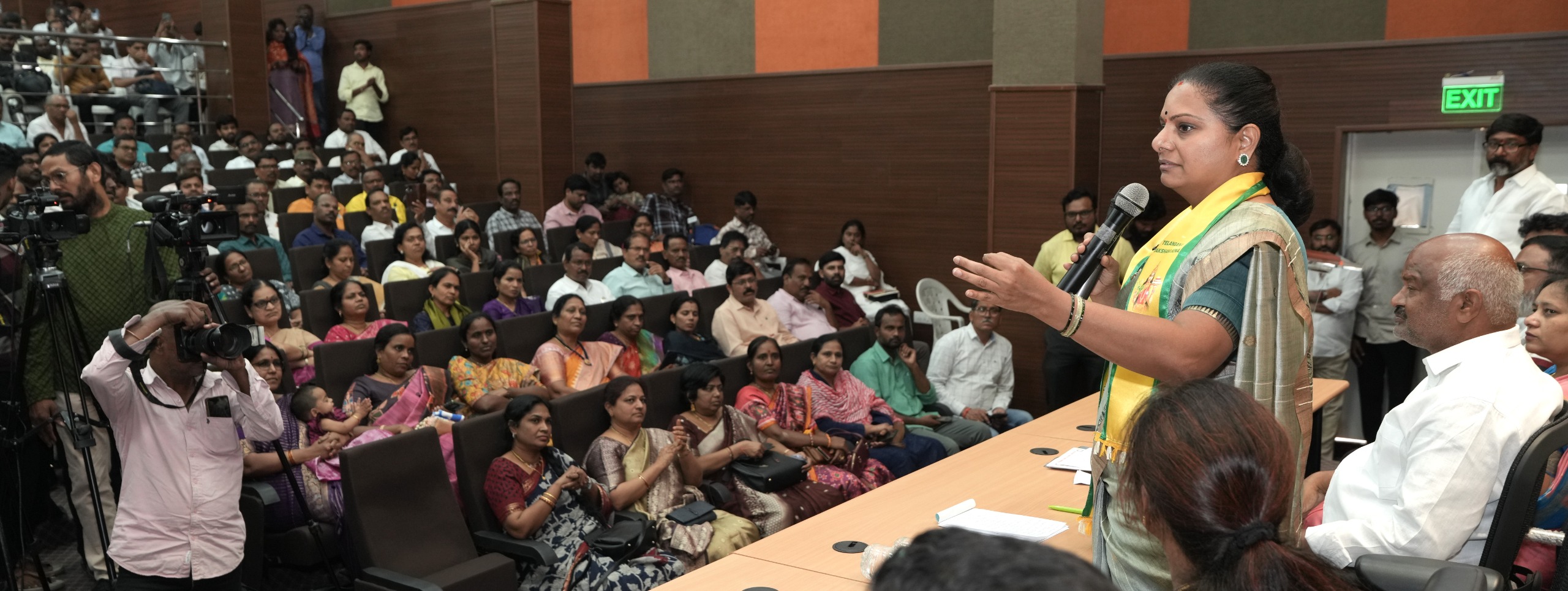 Kavitha attacks Revanth Reddy over Telangana Intermediate Education and warns against changes to the Inter system.