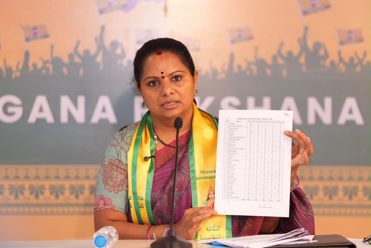 Kavitha targets Telangana govt over RIMS deaths and announces TRS contest in Khairatabad bypoll.
