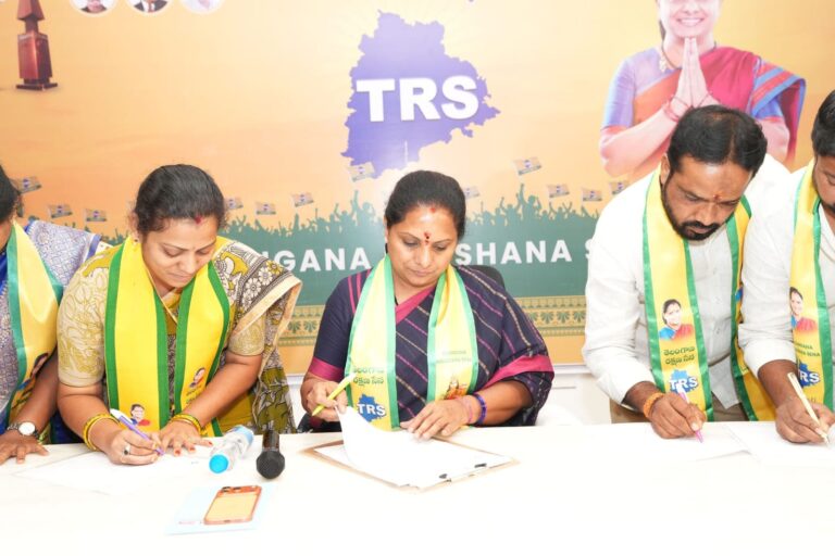 Kalvakuntla Kavitha Registers as Graduate MLC Voter