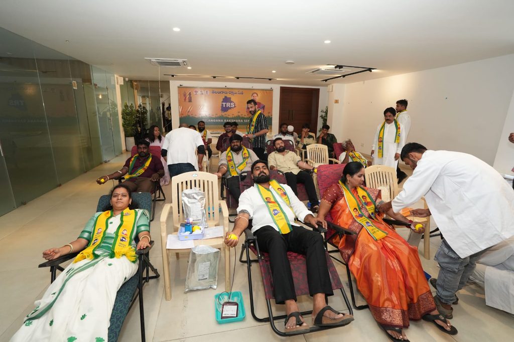Gandhi Jayanti 2026: Telangana Rakshana Sena paid tribute to Mahatma Gandhi in Hyderabad and organised a blood donation camp with 45 participants.