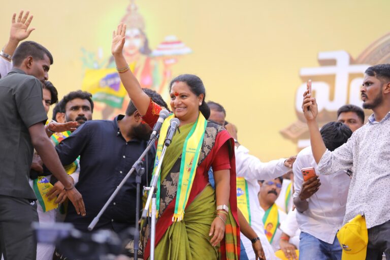 Kavitha will visit Rajanna Sircilla on October 6, offering special prayers at Bhimeshwara Temple in Vemulawada and attending the Amarula Yadi programme in Sanugula.