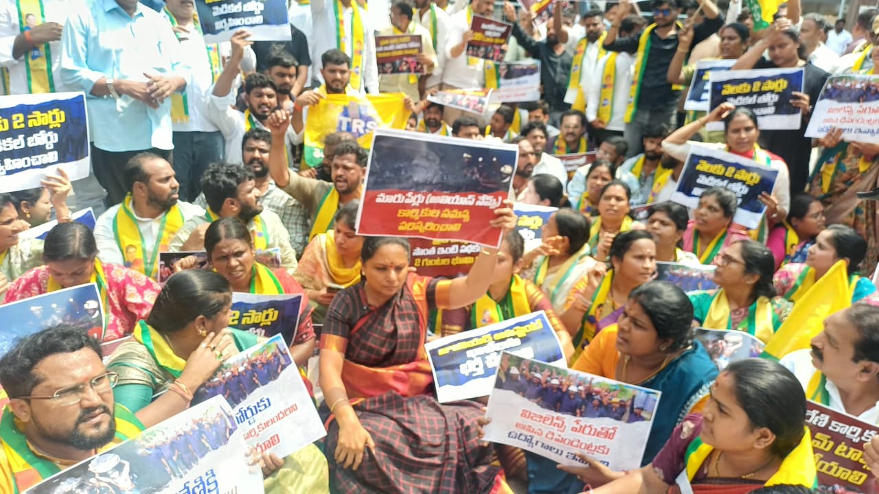 Kavitha gives Singareni management 60 days to resolve workers’ demands, including medical board cases and a 35% profit share, or face an indefinite hunger strike.